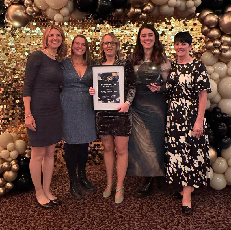 Ashby Netball - Award Winners